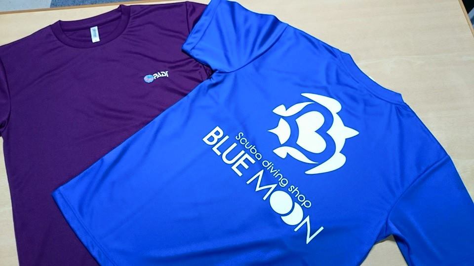 ブルームーンのTシャツ、出来ましたー！！ | ＢＬＵＥ ＭＯＯＮ